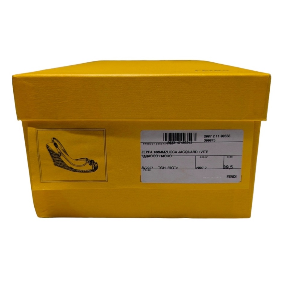 Fendi Tobacco Espadrille 9